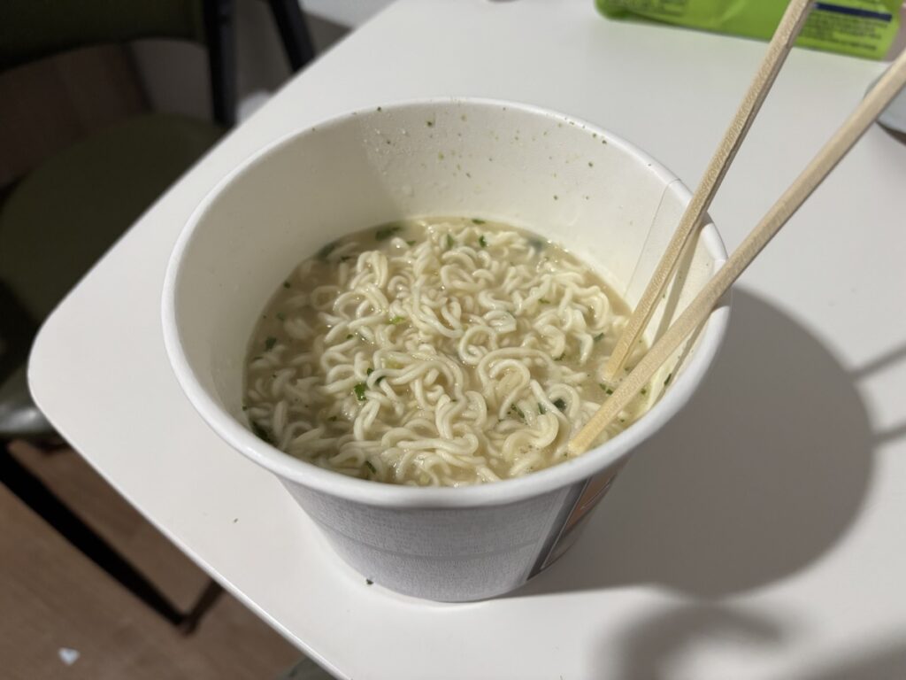 サリコムタン麺ができた写真