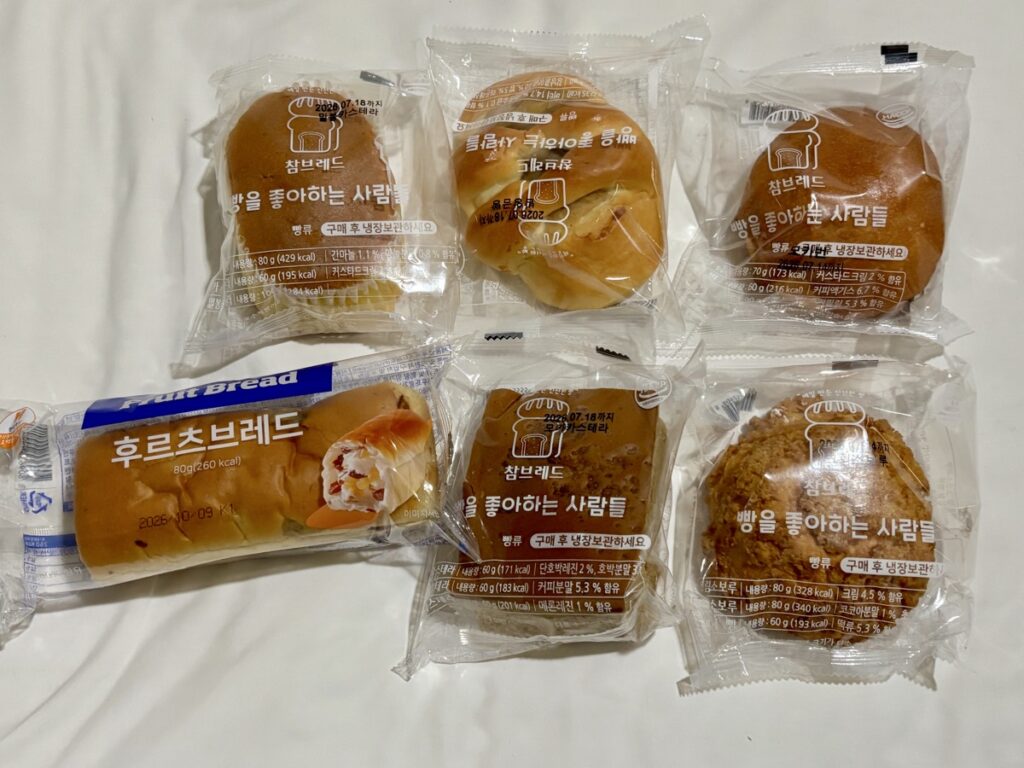 購入したパンの写真