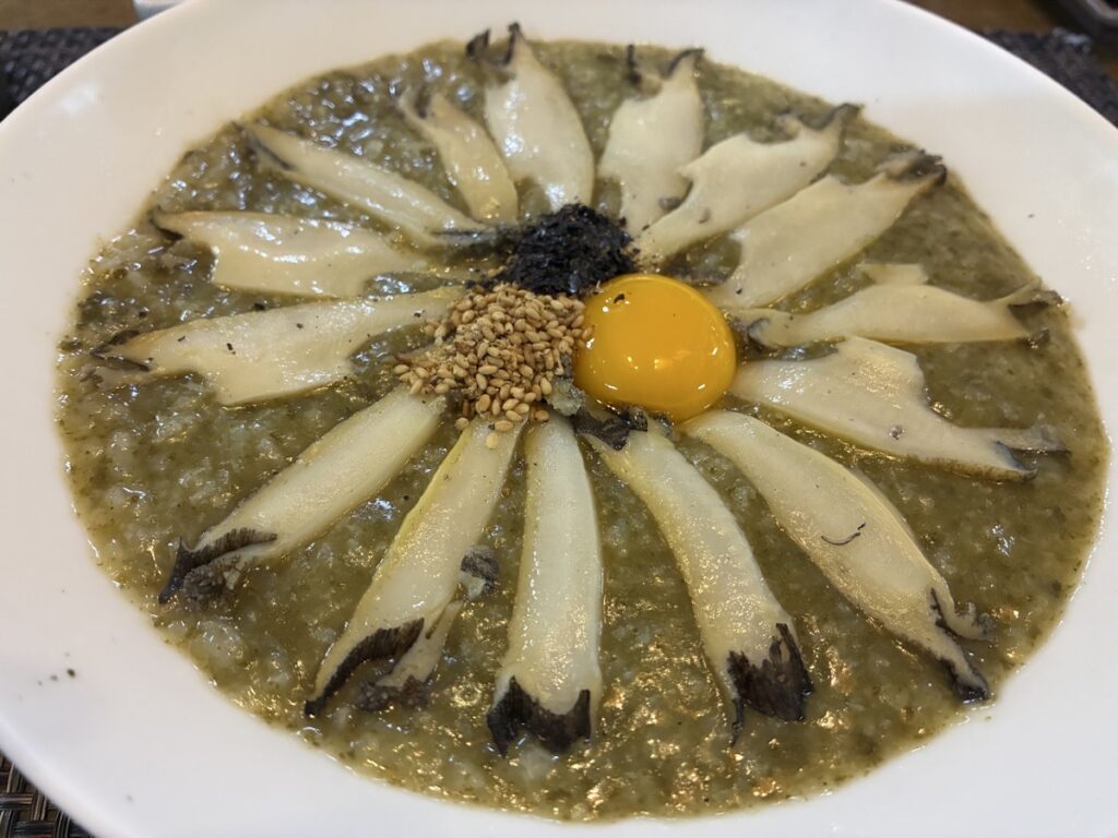 特アワビ粥