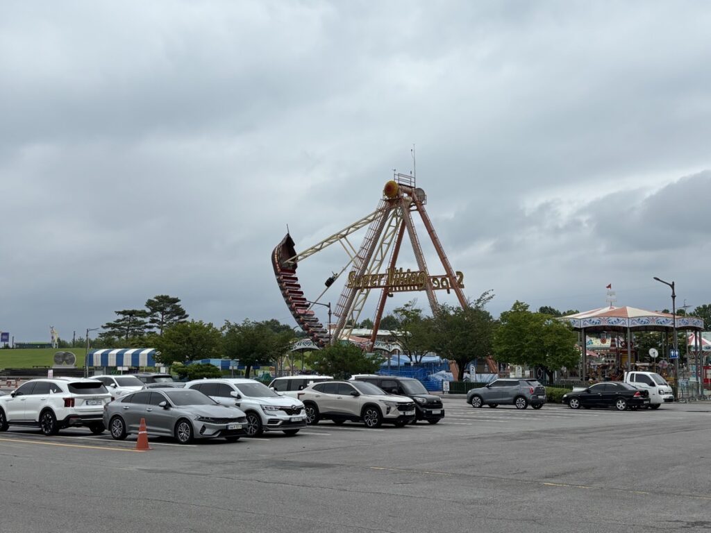遊園地の写真
